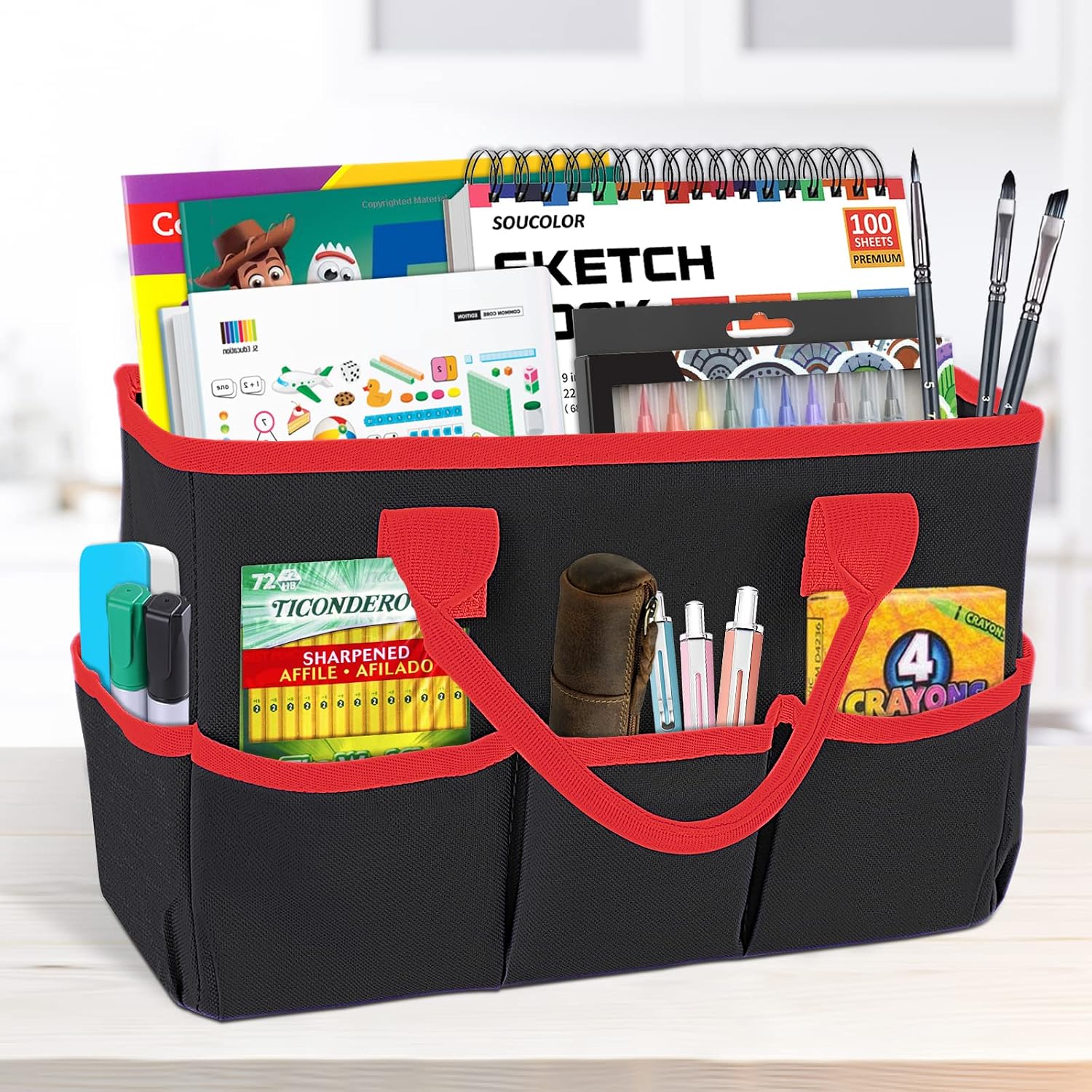 Black Art Supply Caddy