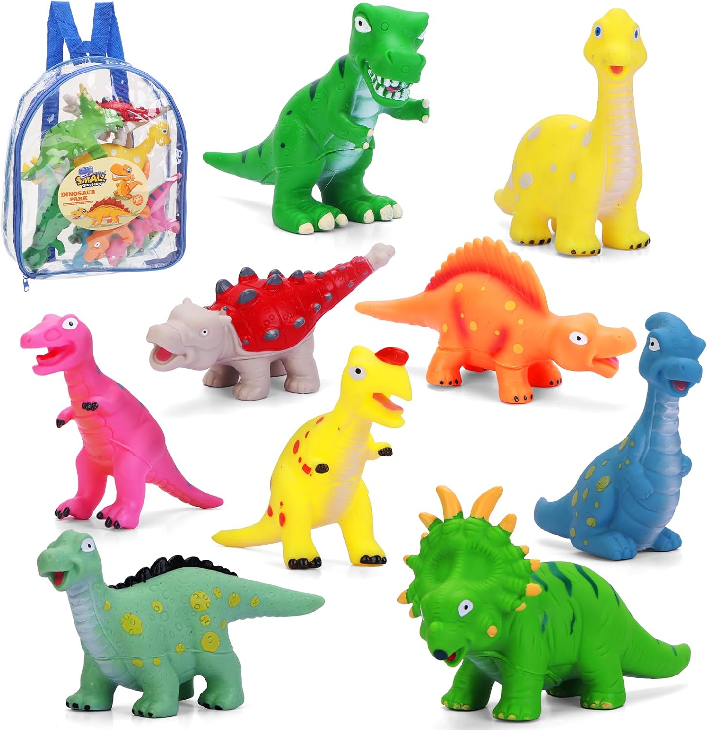 Colorful Soft Dinosaur Figures