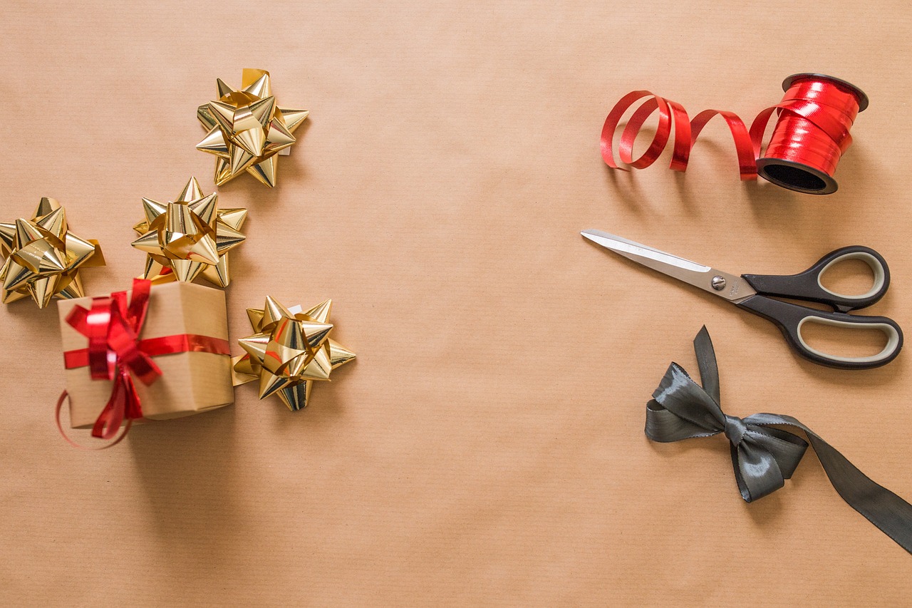 Wrapping and posting a gift so it arrives looking like a gift